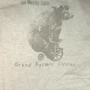 Vintage concert tee. The Mercury Saints. Grand Karmic Circus